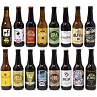 Pack de cervezas artesanas. x16 Las mejores marcas. 5280 ml. El mejor regalo. Incluye Río Azul Flora- medalla de Bronce…